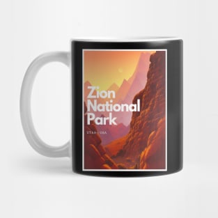 Zion National park hike - Utah USA Mug